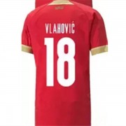 Fotballdrakter Serbia VM 2022 Dusan Vlahovic 18 Hjemmedrakt..